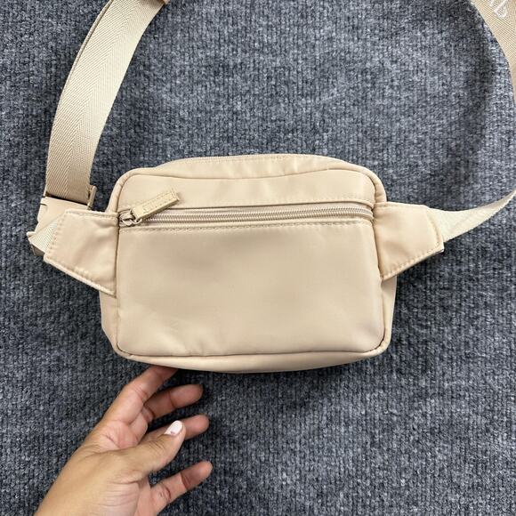 Beis The Belt Bag Fanny Pack Crossbody Waist Pack Beige Tan with Card Holder - Picture 5 of 11